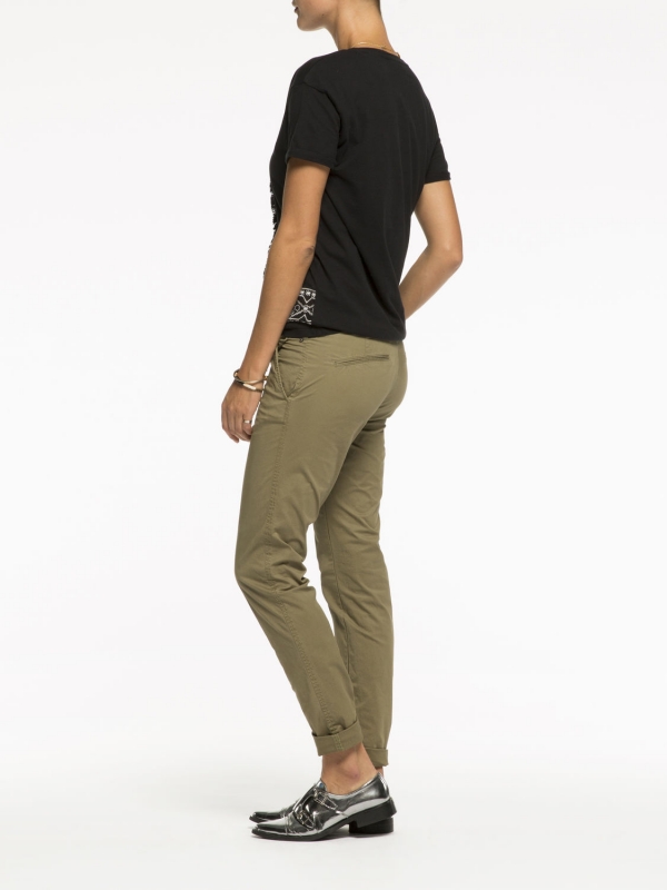 MAISON SCOTCH BELTED CHINO PANTS